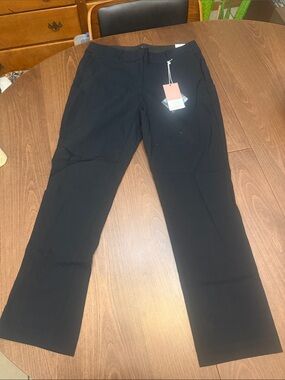 Women Black Dress Pants - Classic Straight Fit